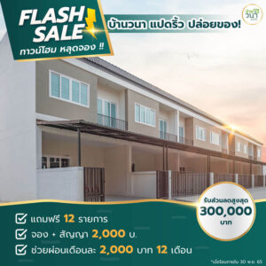 โปรโมชั่นบ้านวนาแปดริ้ว